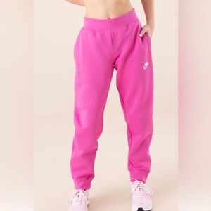 Nike hot pink girls sweatpants